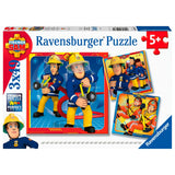 Ravensburger - Fireman Sam - Our hero Sam 3x49st.
