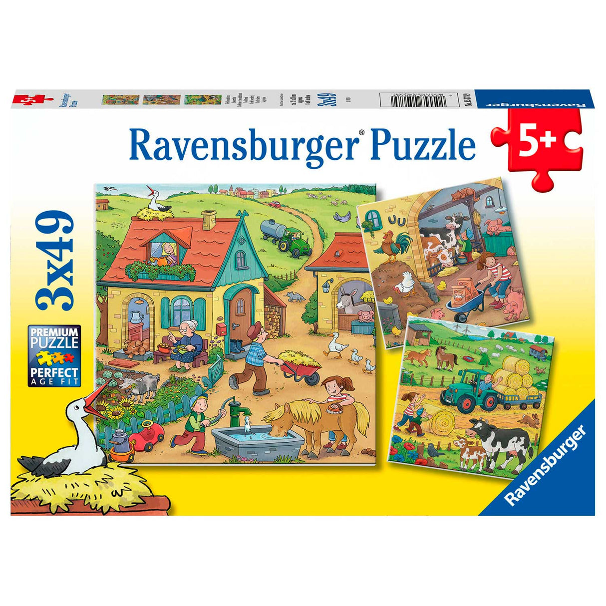 Ravensburger - On the farm 3x49st.