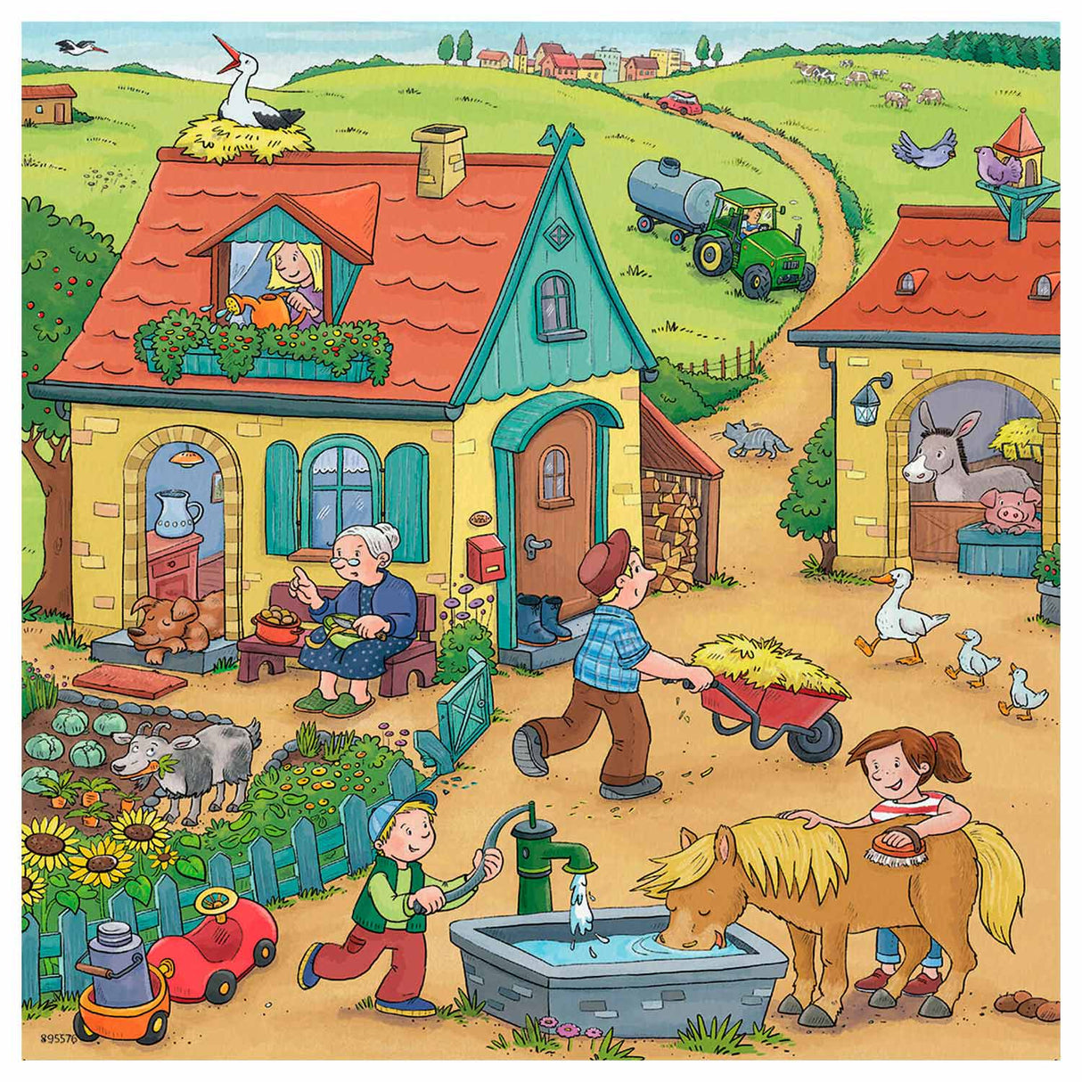 Ravensburger - On the farm 3x49st.