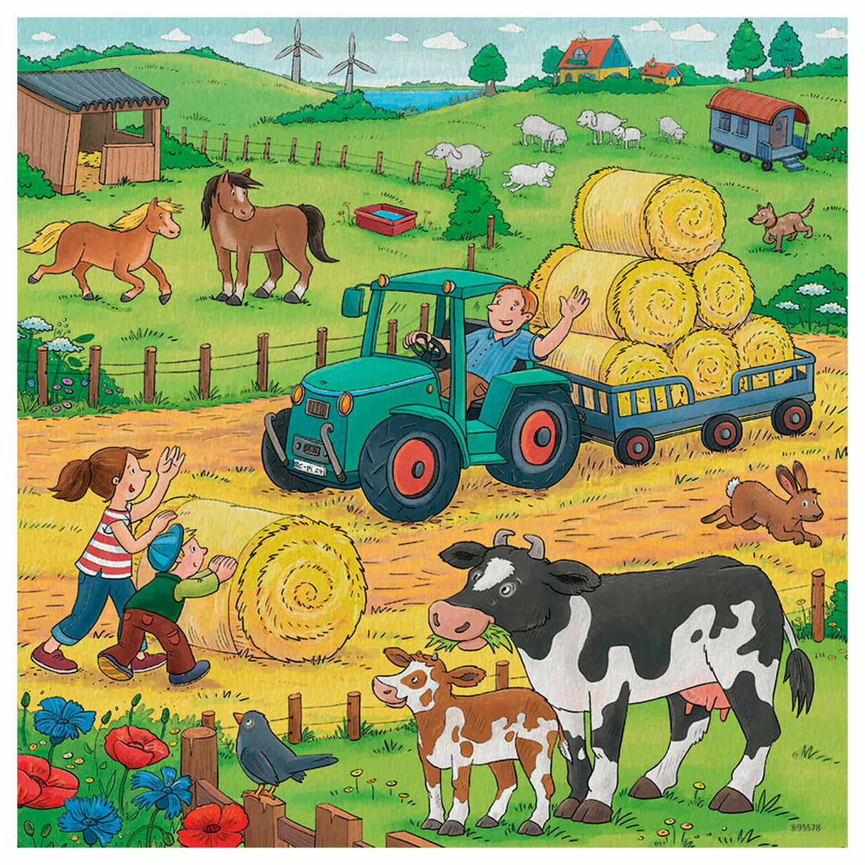 Ravensburger - On the farm 3x49st.