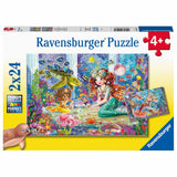 Ravensburger Enchanting mermaids 2x24 pieces