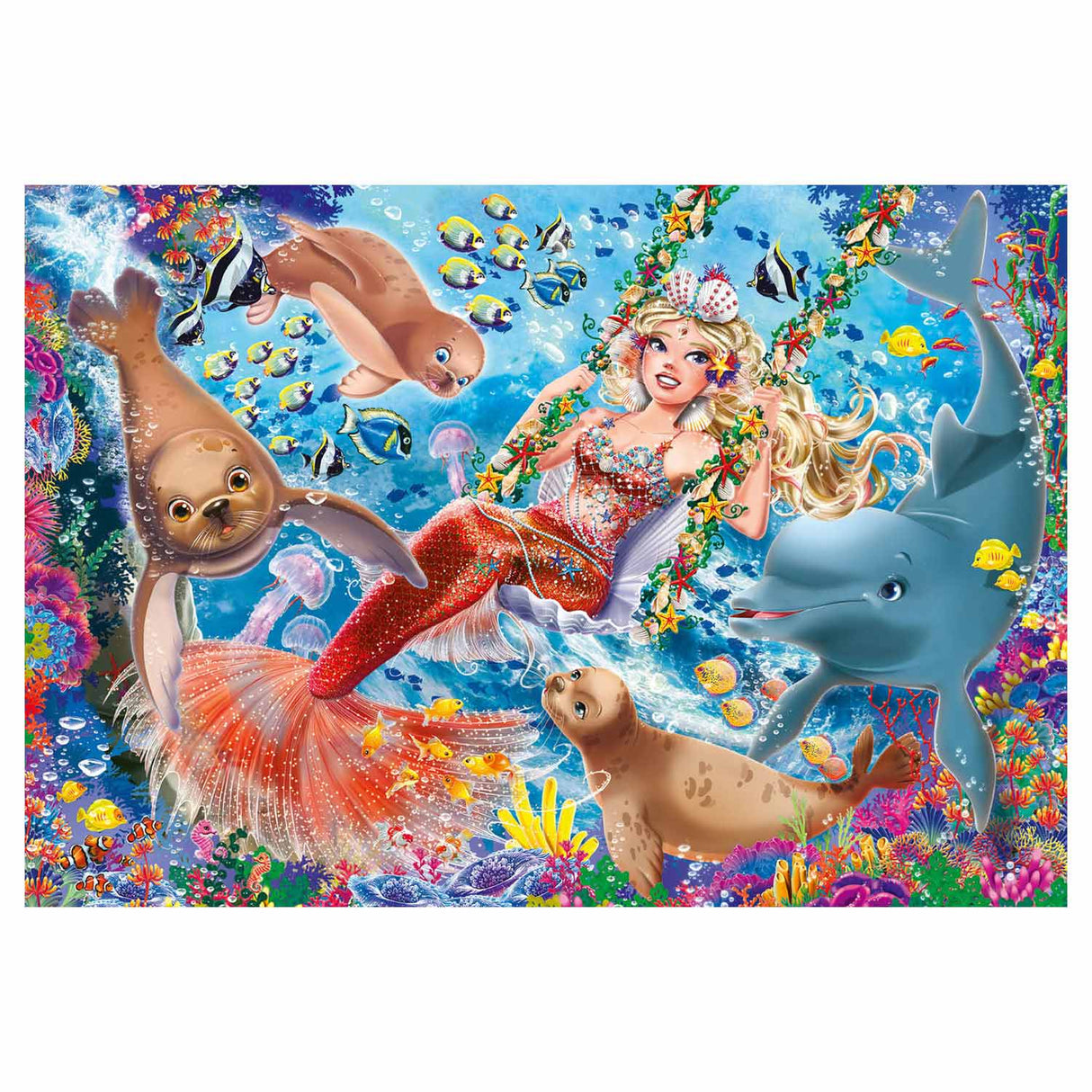 Ravensburger Enchanting mermaids 2x24 pieces