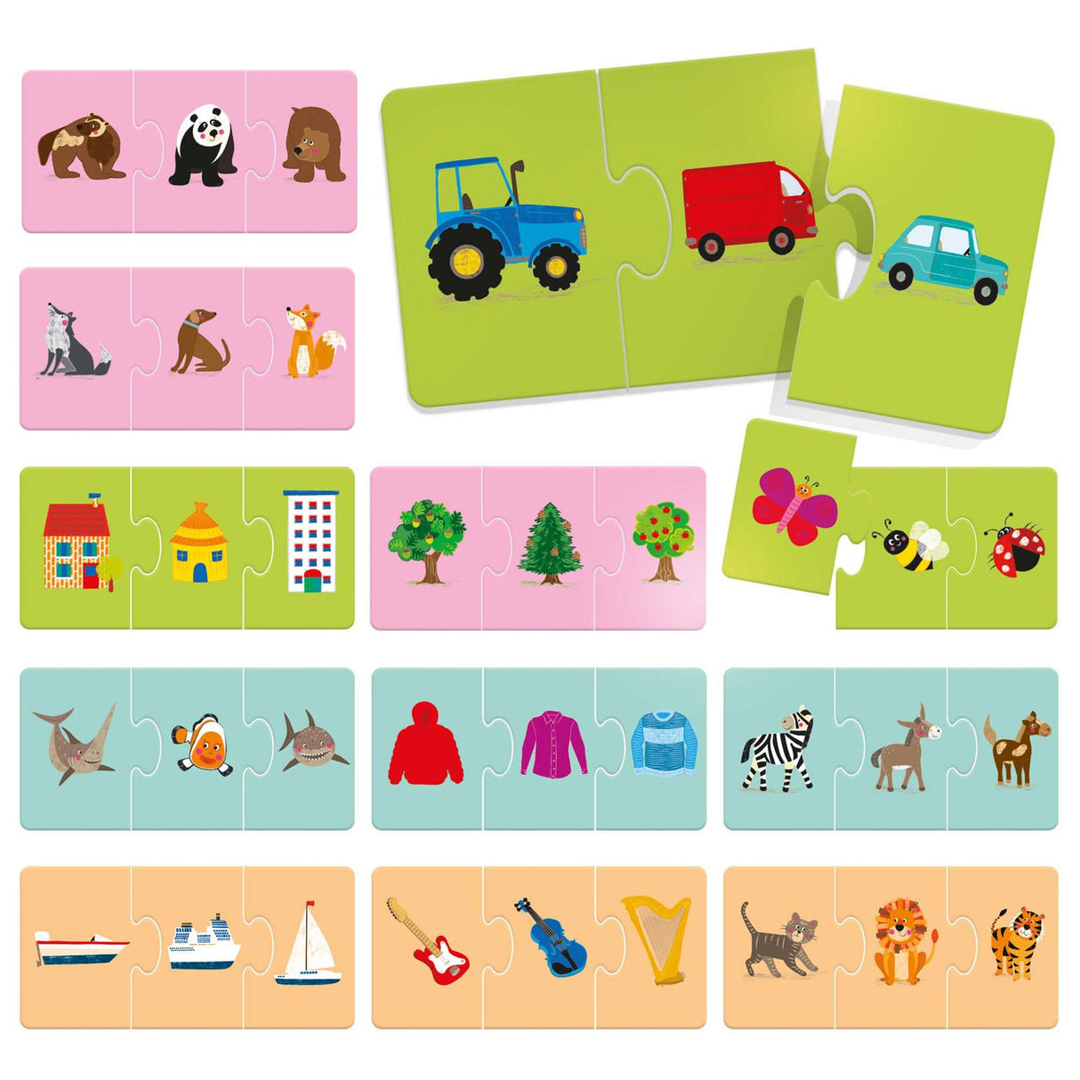 Headu puzzle and compare, 36st.