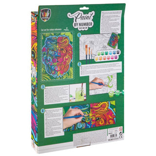 Molerei vun der Nummer Canvas - Leiuw