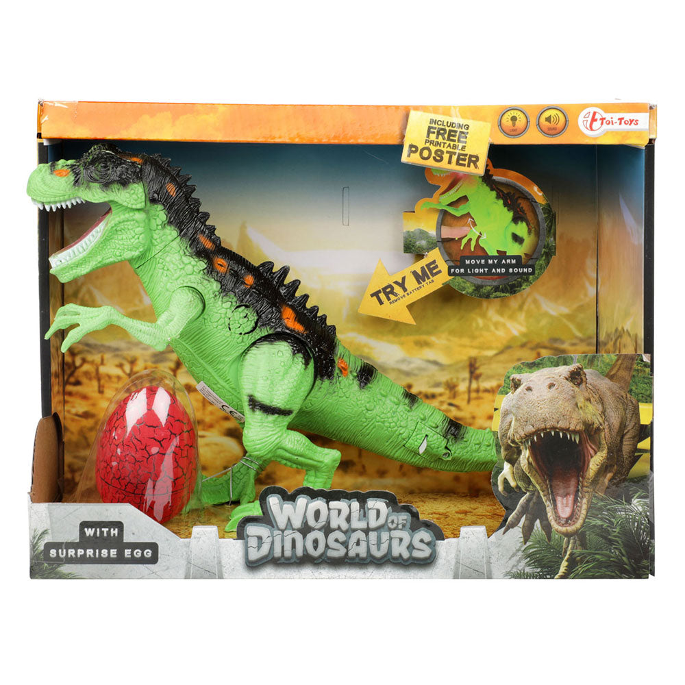 Welt vun Dinosaurier Welt vun Dinosaurier mat Toun an Ee gréng