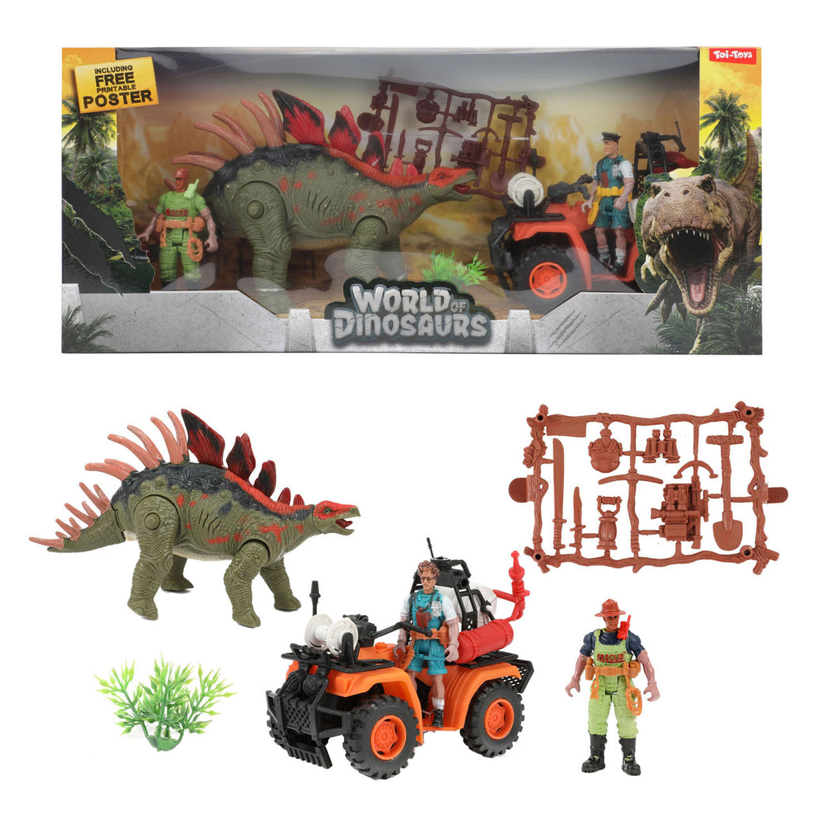 World of Dinosaur's play set Quad with Dino