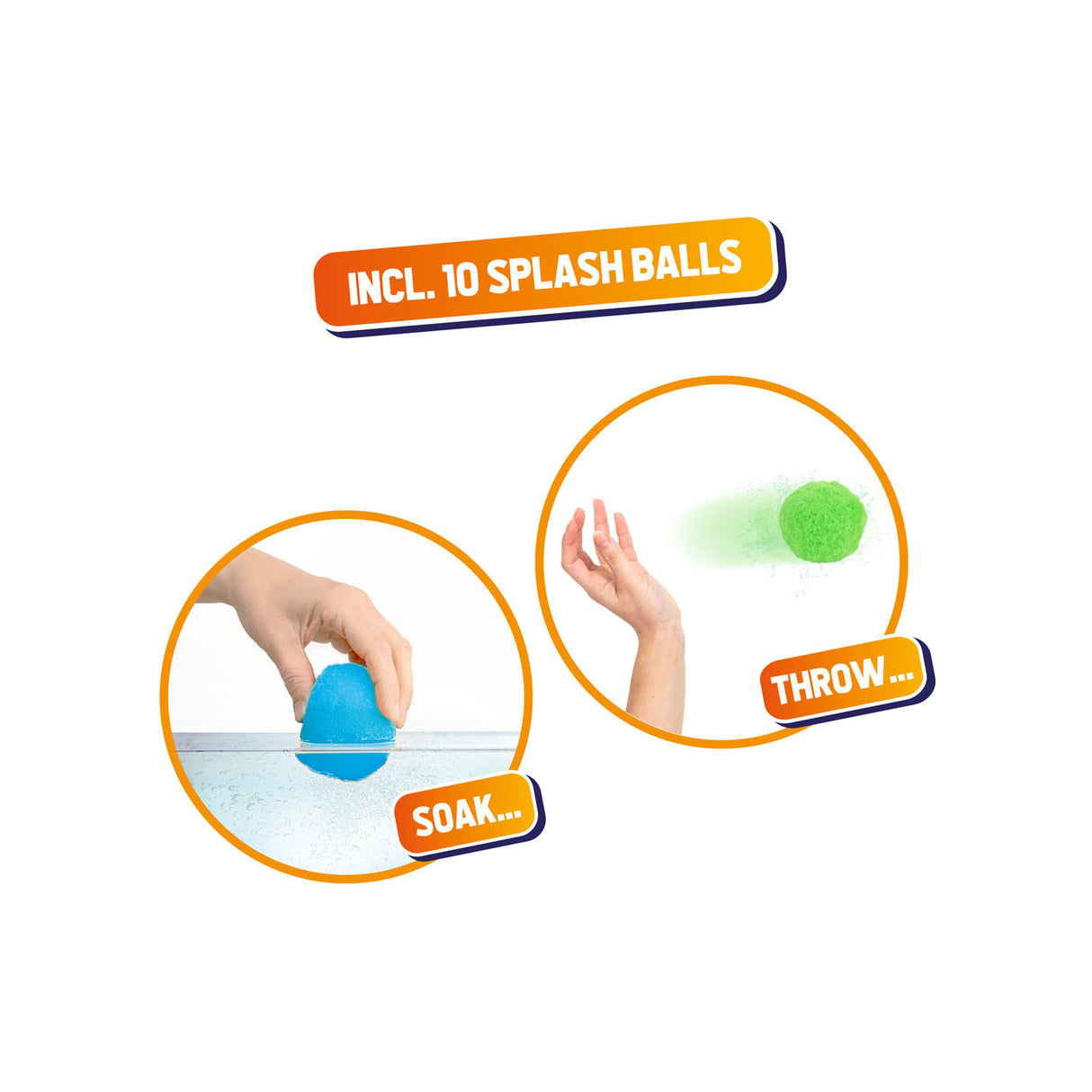 Splash Super Ballen Set (2 buckets, 10 balls)