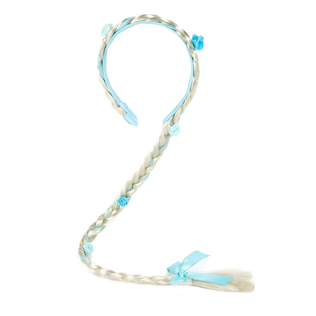 Toi-Toys Ice Diadem with Long Haarvlecht Princess