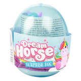 Traumpferd Einhorn in Ei mit Aufklebern