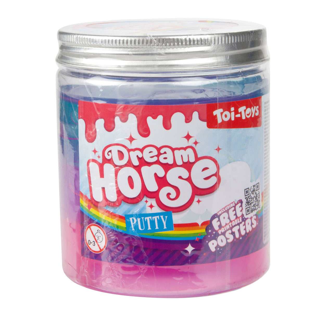 TOI TOYS GLOW N Fun Glow in the Dark Putty XL en Pot
