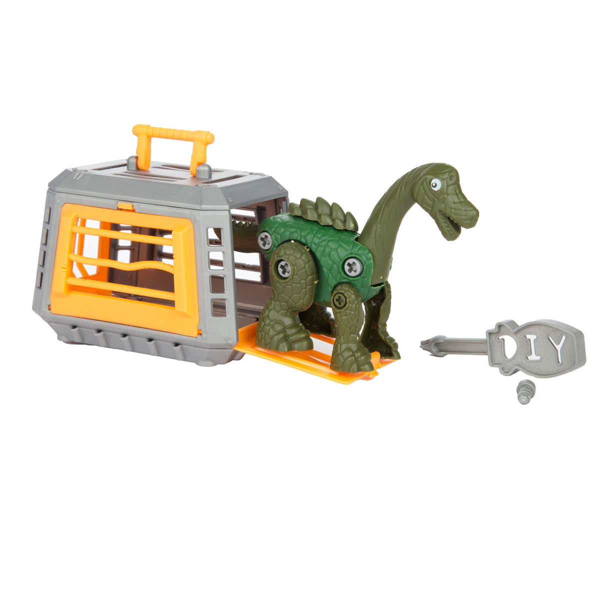 World of Dinosaurs build a dino with cage