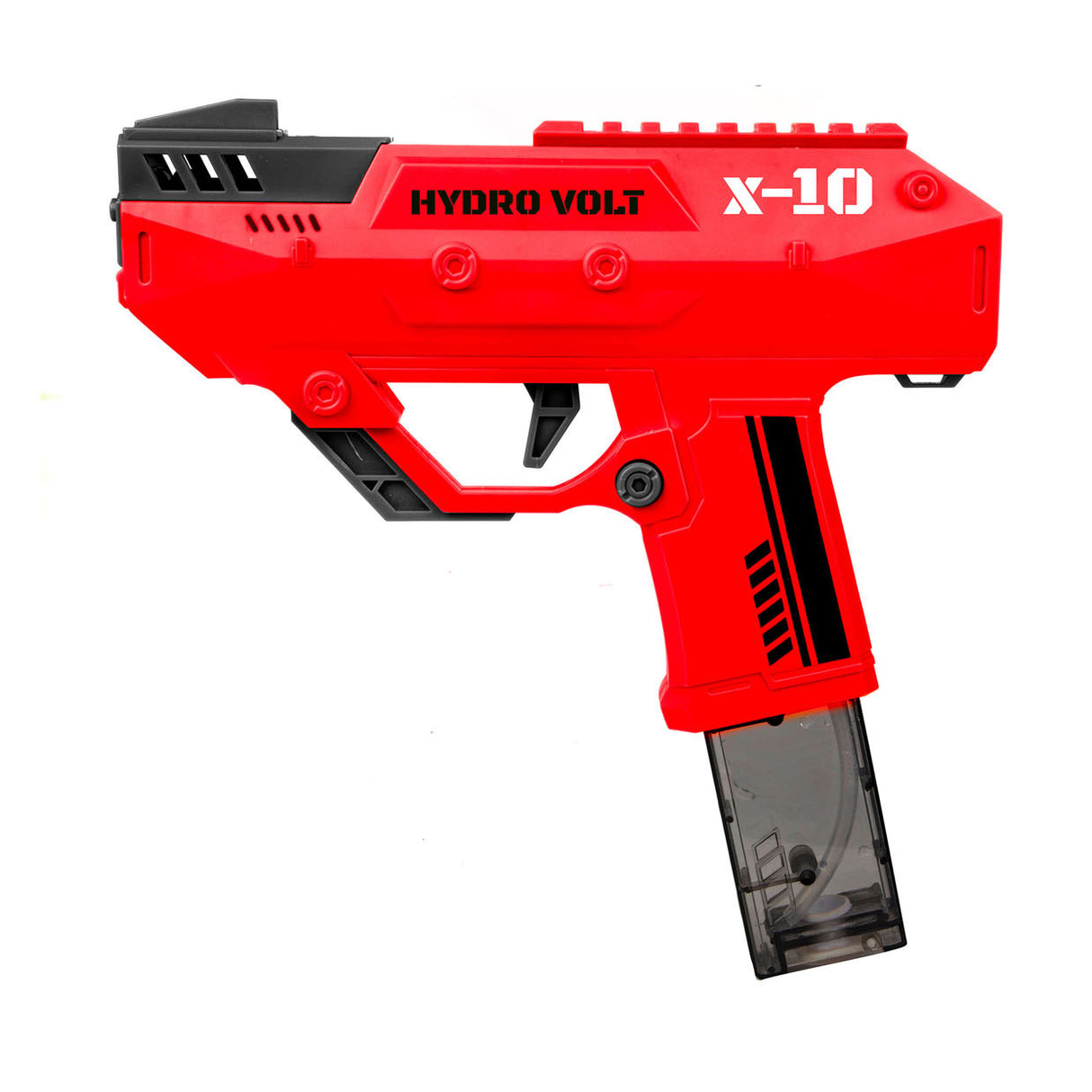 Vague de pistolet à eau électrique aux éclaboussures avec rouge vert clair