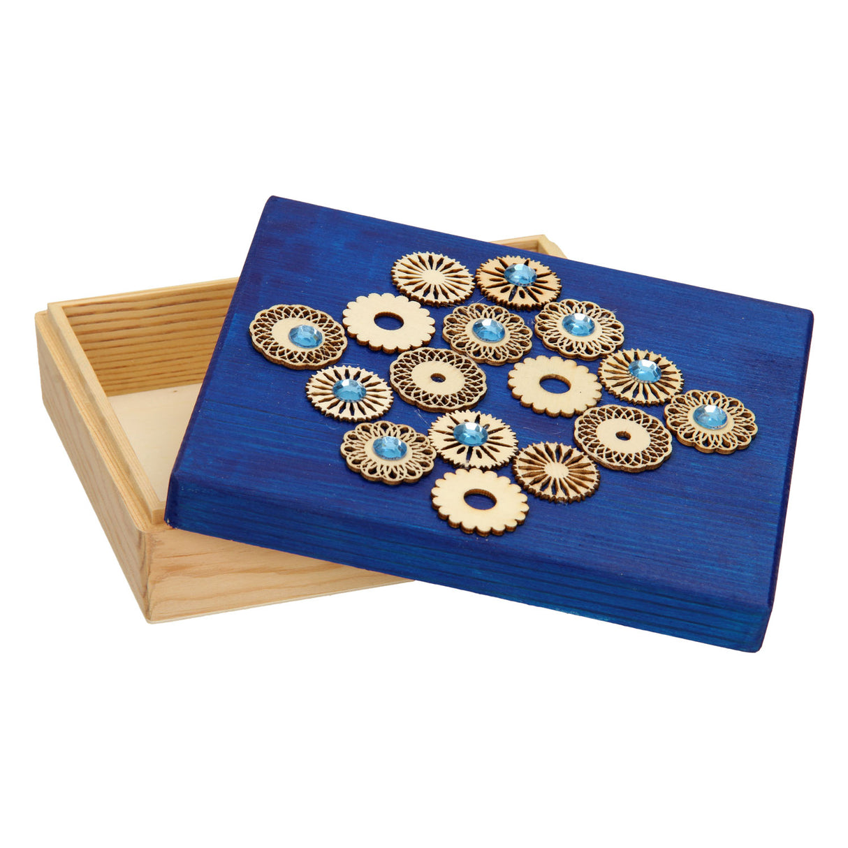 Decorate your own wooden storage tray (loose lid)