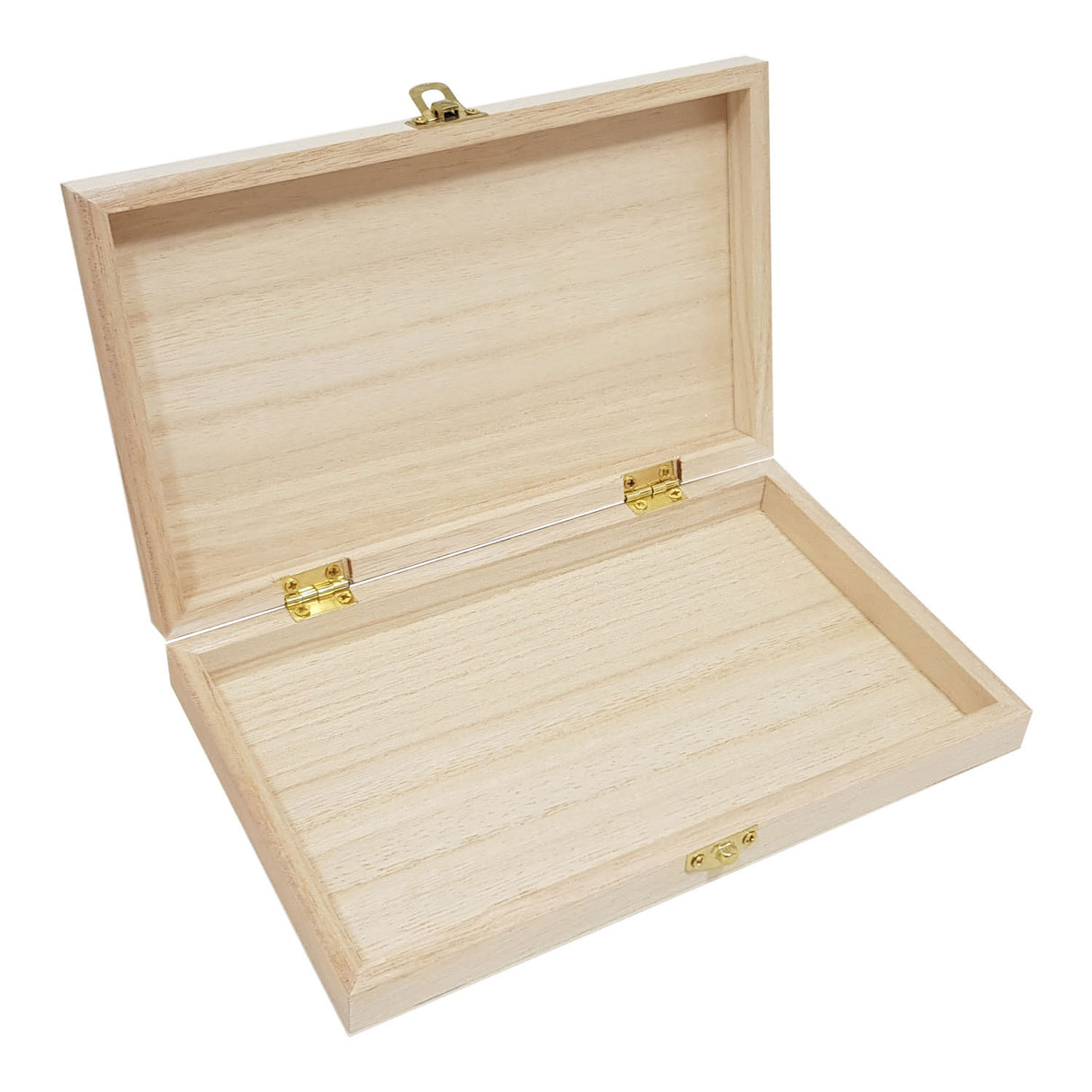 Rechteckbox mat LID Paulowownia Holz