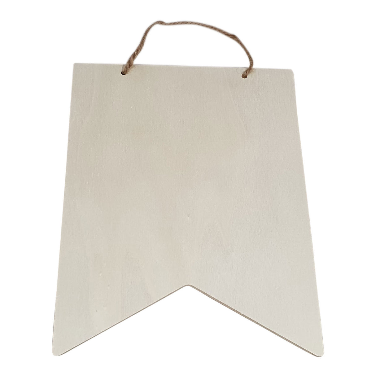 Rectangle de drapeau en bois avec pendentif, 25,3x20,3 cm