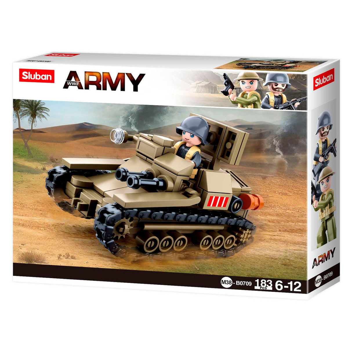 Sluban WWII - malý italský tank