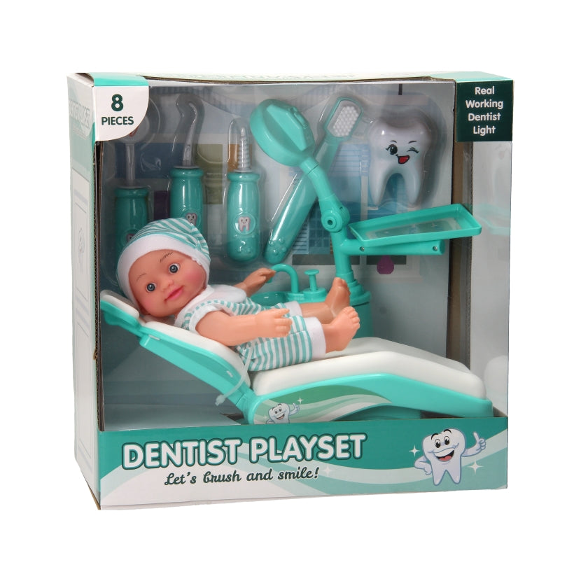 Dentist play set with pop