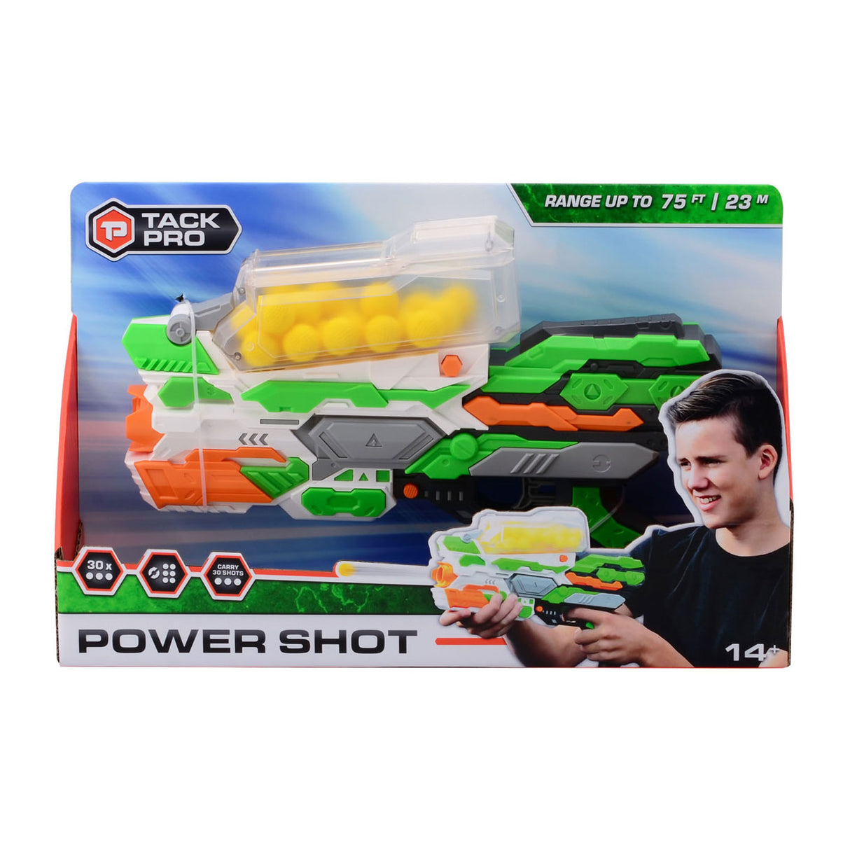 Tack Pro Power Shot I with 30 balls, 36cm