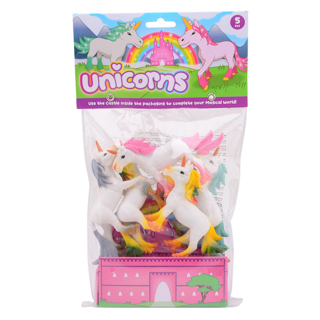 Johntoy Unicorn Play Figures, 5st.