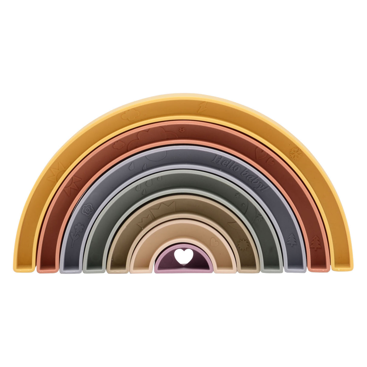 Johtoy Happy World Bio Plastic Stack Rainbow