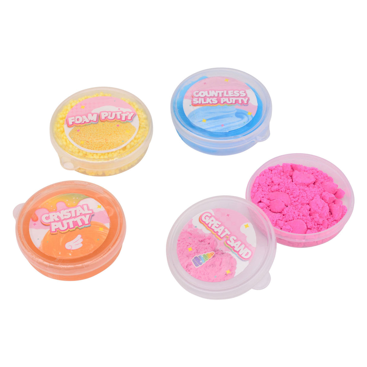 JohnToy Unicorn Putty Party, 4st