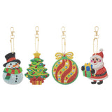 Grafix Make your own Diamond Painting Keychain Christmas
