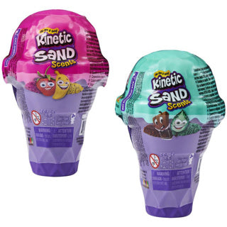 Spinmaster kinetic sand ice cream container scented sand assorti