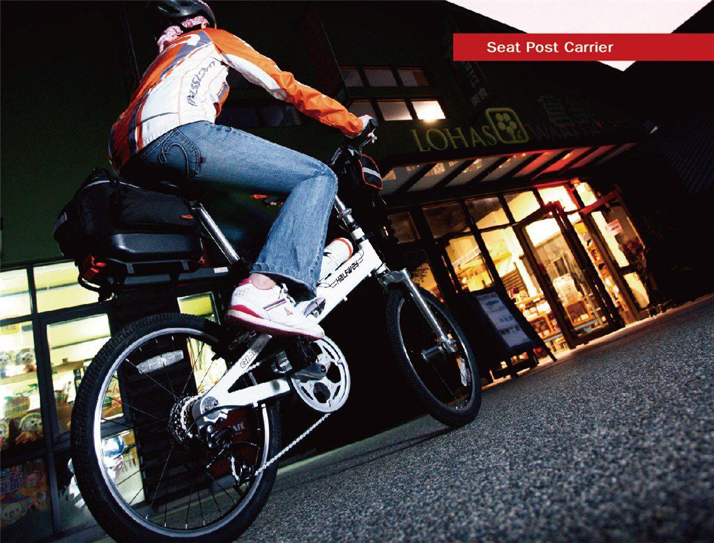 Massload Achterdrager on seat post QR T M 34mm