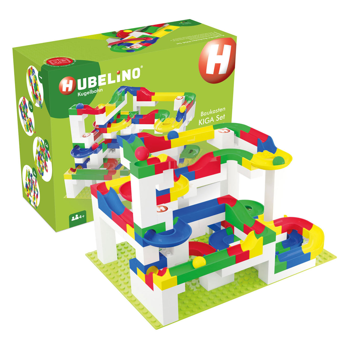 Hubelino Knikkerbaan Kiga Scholenset Bouwdoos, 352dlg