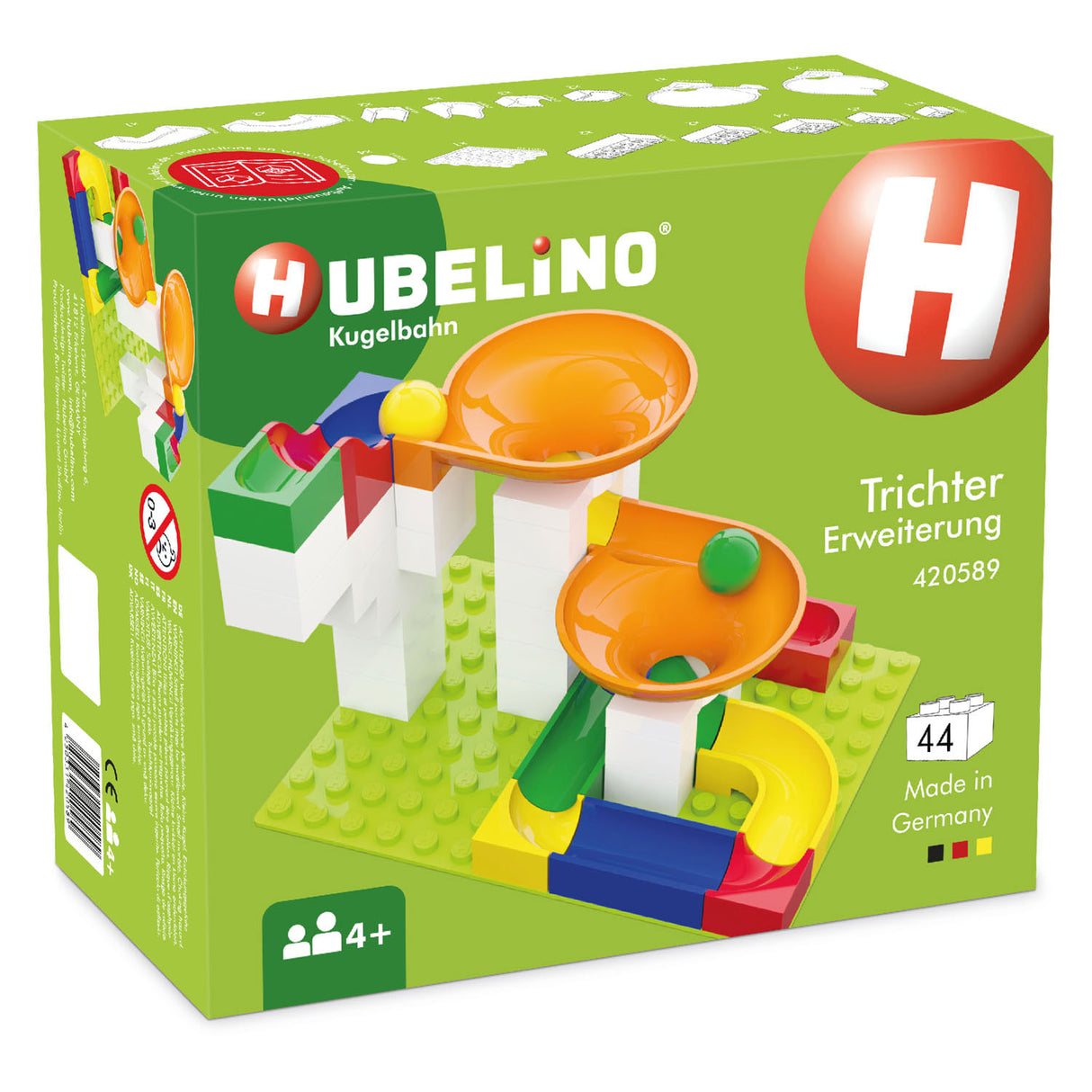 Hubelino Knikkerbaan Expansion Set Fradnel, 44dlg.