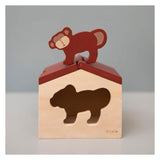 Trixie wooden house with blocks Mr. Monkey