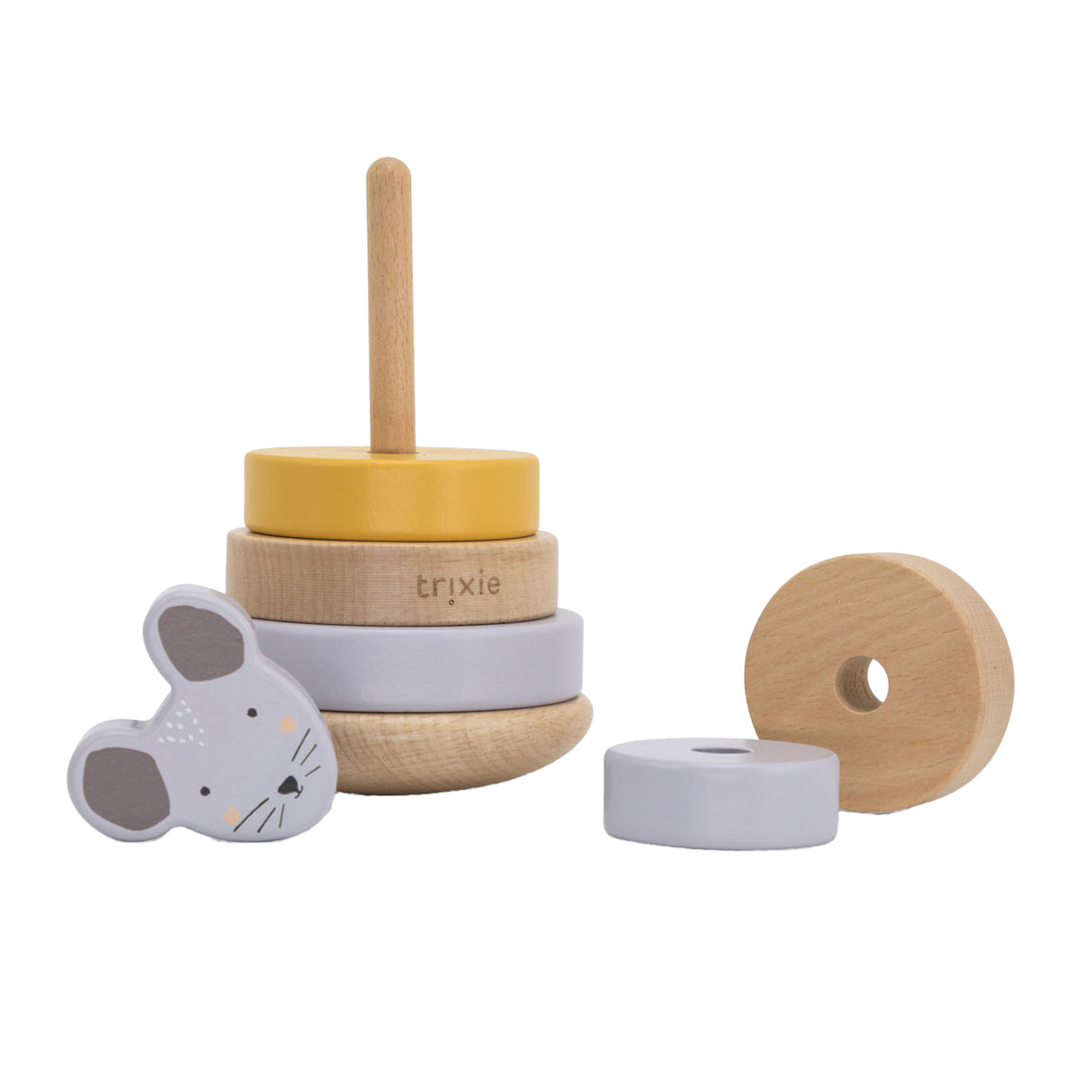 Trixie wooden stacking tower Mrs. mouse