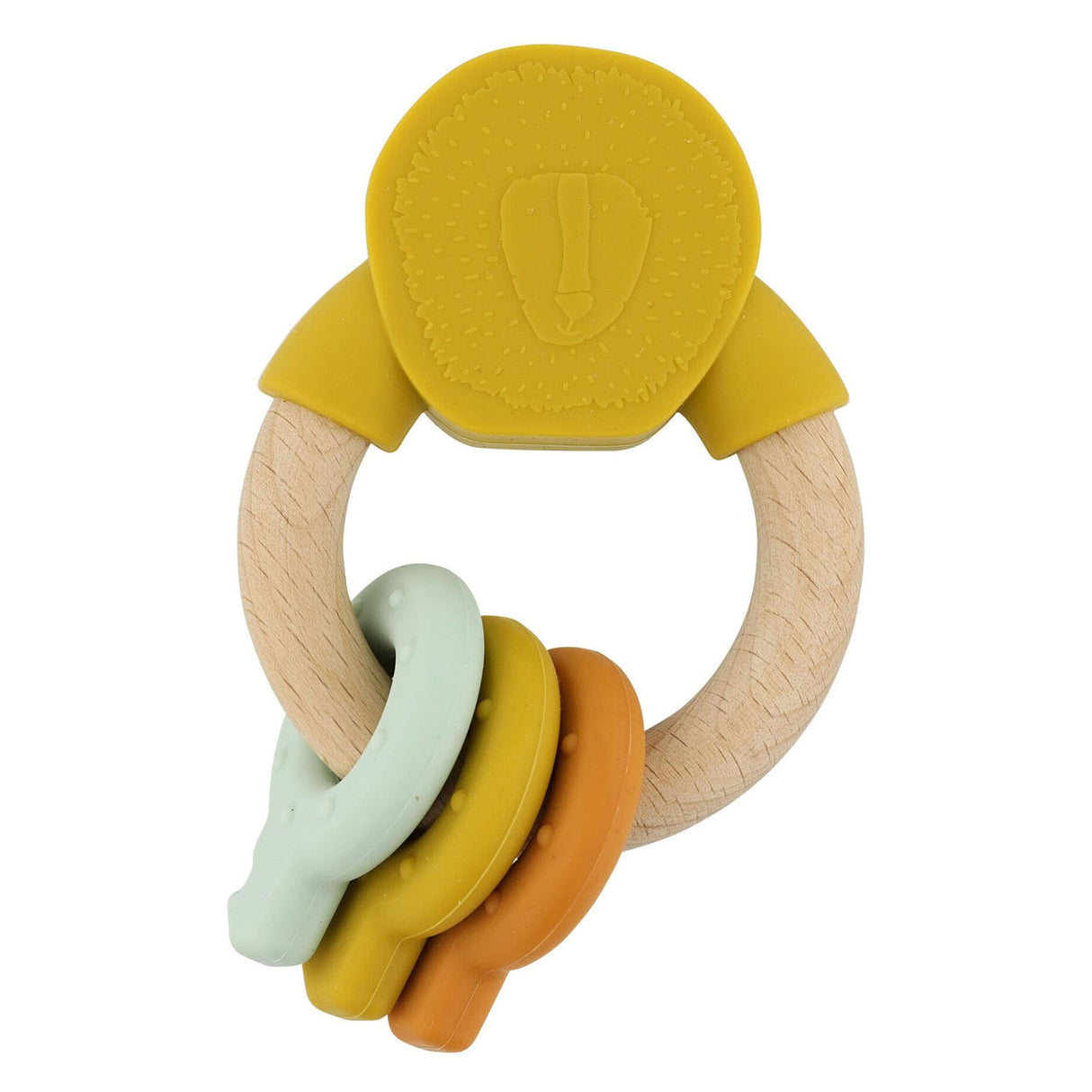 Anello di attività in silicone in legno Trixie - Lion