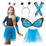 Boland Red Set Butterfly Blue