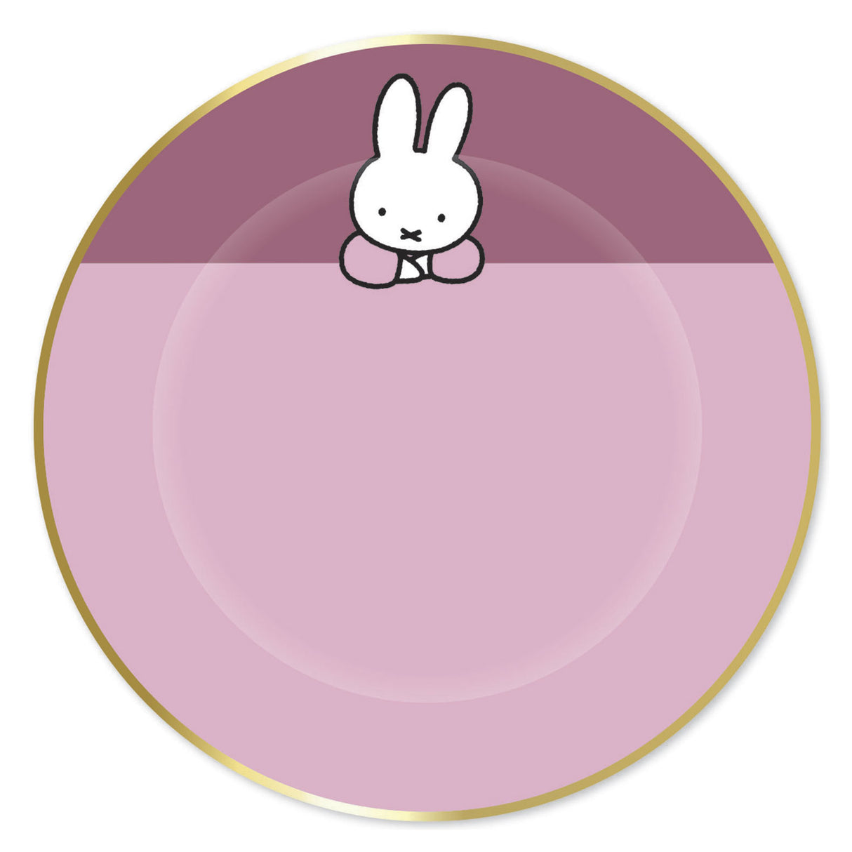 Miffy pink plates, 8th.