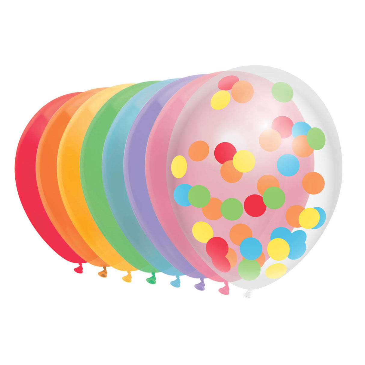 Balloons Regenboog, 10st.