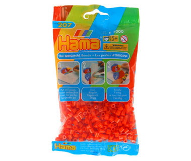 Hama Iron Beads Orange 1000 stycken