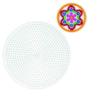 Hama strijkkralenbordje - rond groot
