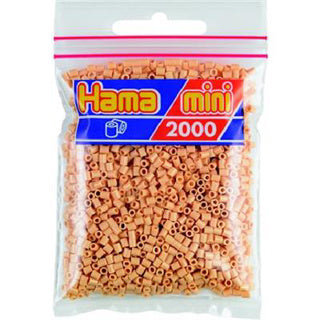 Hama mini strijkkralen 2000 stuks beige