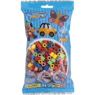 Hama maxi strijkkralen 500 stuks mix basis