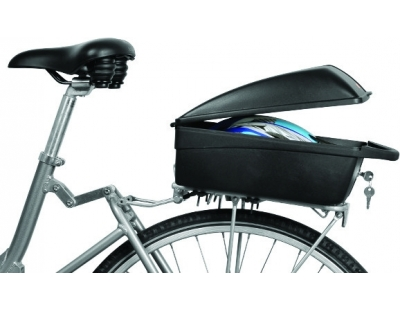 Top case Polisport Luxury - Black (fixed assembly on carrier)