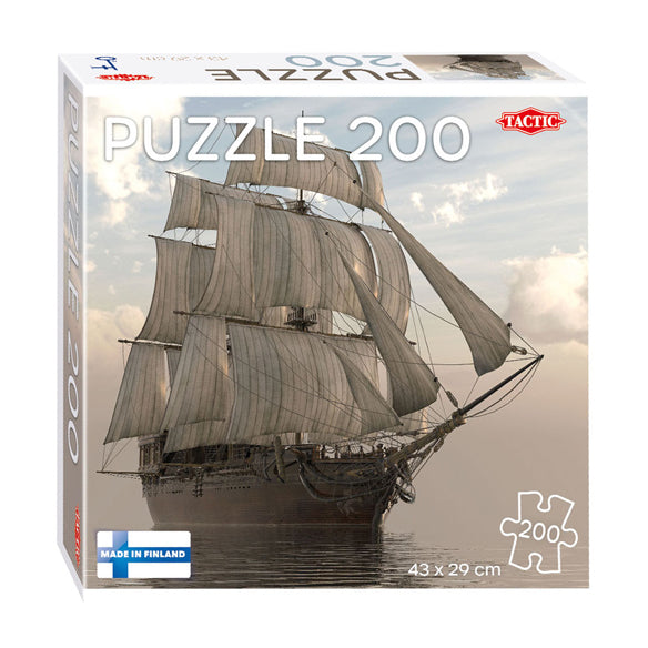 Tactic Jigsaw Puzzle Sailboat til søs, 200 ..