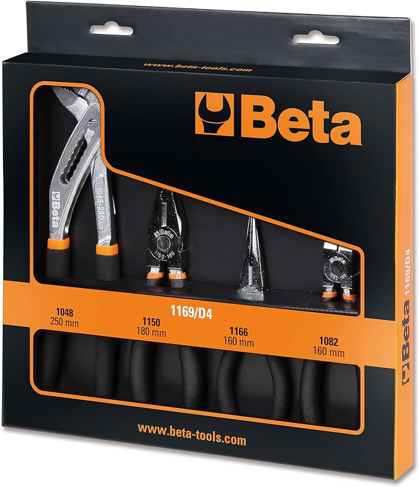 Beta 4-delt tang sett verktøy 1169 D4