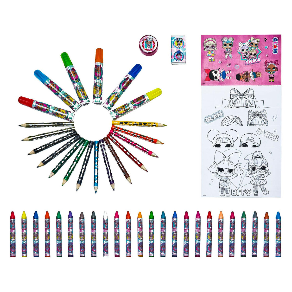 L.O.L. Surprise! color case, 51dlg.