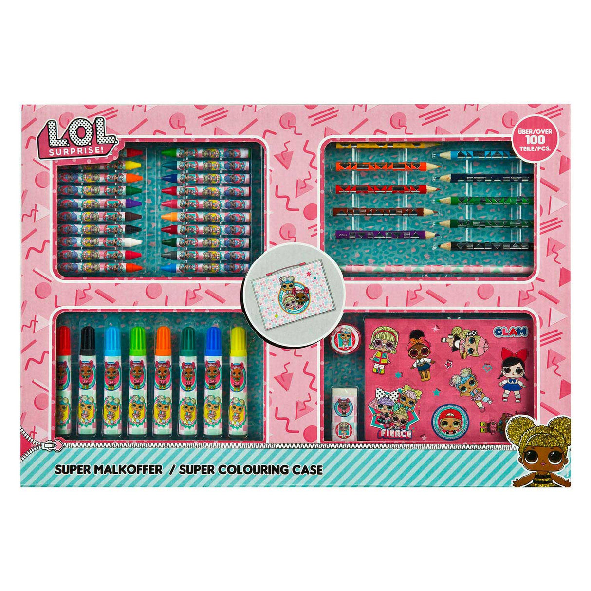 L.O.L. Surprise! Super color case, 100dlg.