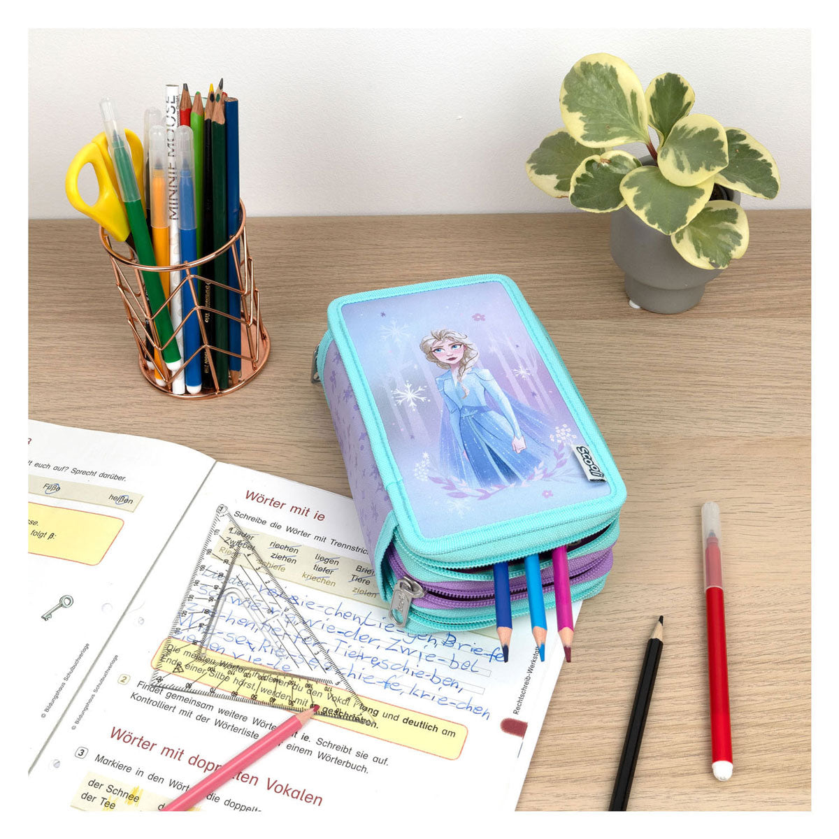 Undercover 3-sections filled pocket Disney Frozen