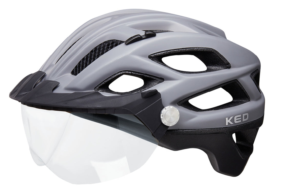 Ked cykelhjelm covis lite l (55-61 cm) grå sort mat