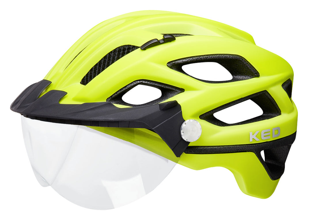 KED sykkelhjelm covis lite m (52-58 cm) gul matt