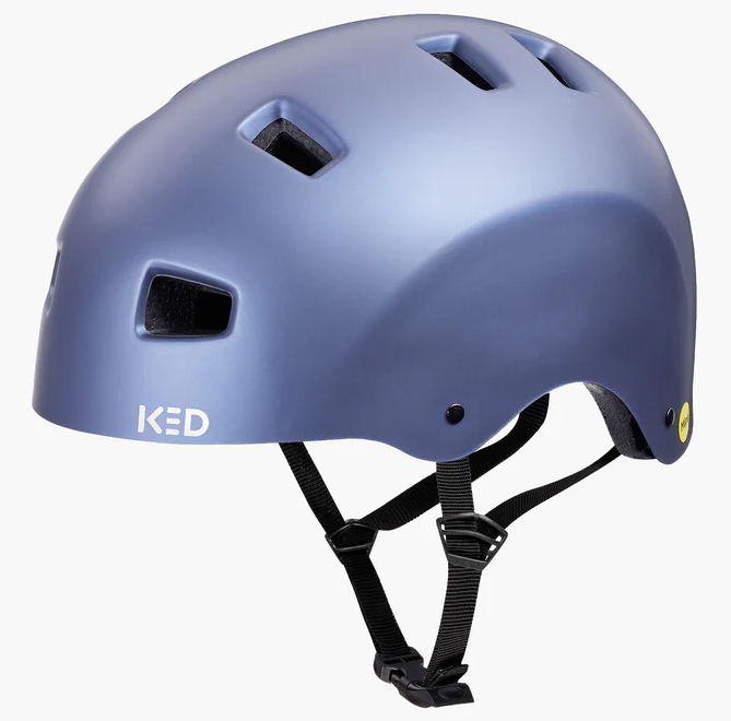 Helma na kole Ked Citro L (57-62 cm) - modrá kovová matná