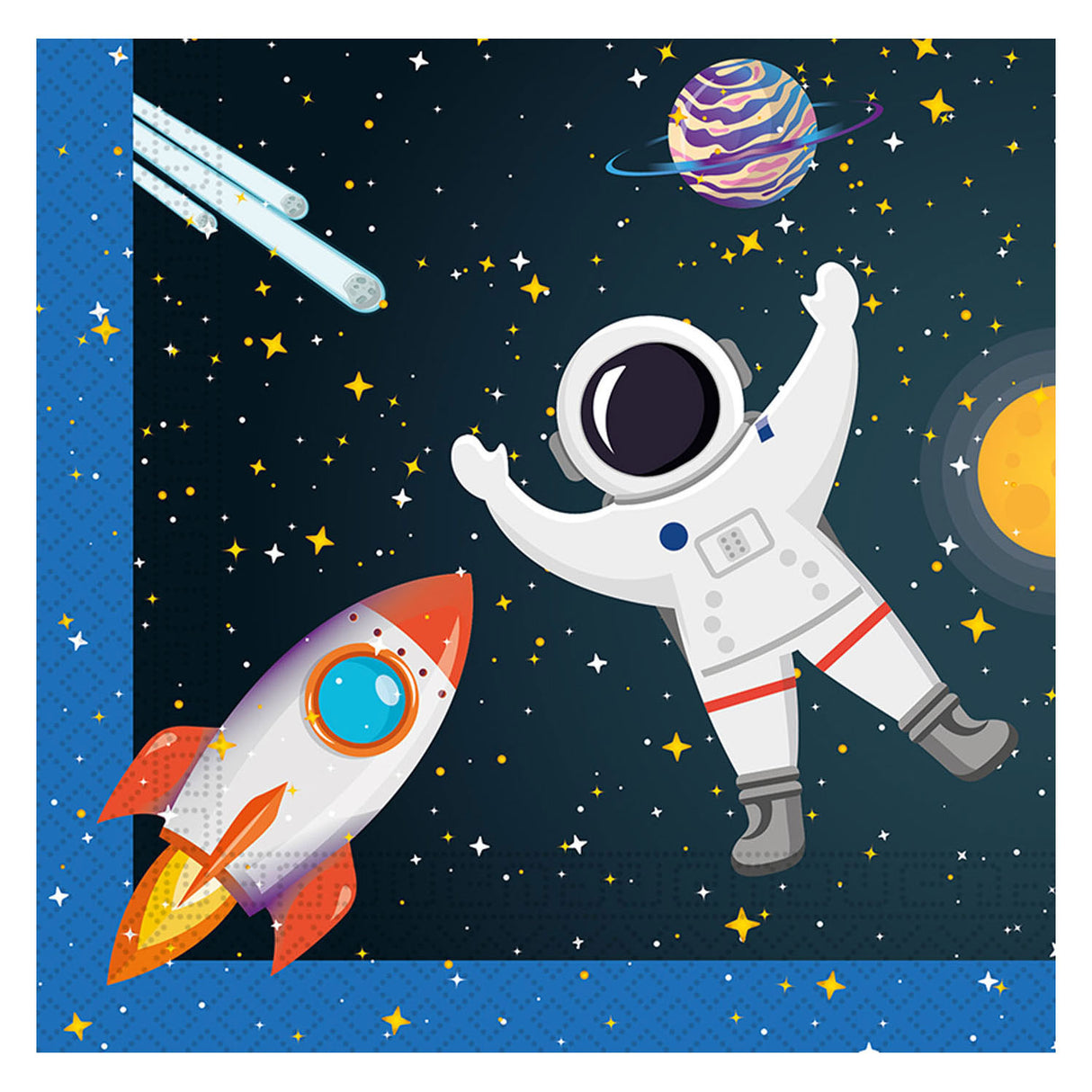 Globos Paper ubrous FSC Rocket Space, 20st.
